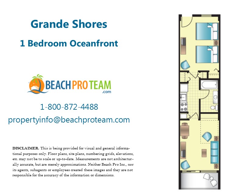 Grande Shores 1 Bedroom Oceanfront